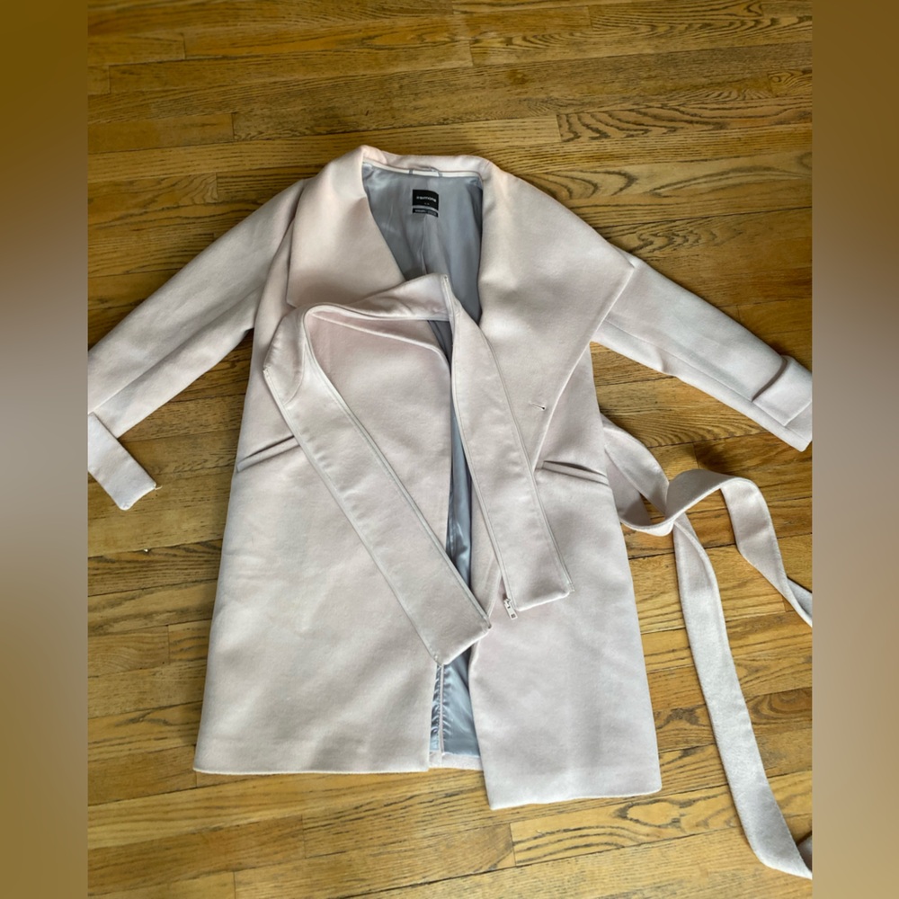 Simons Soft Pink Trench Coat
